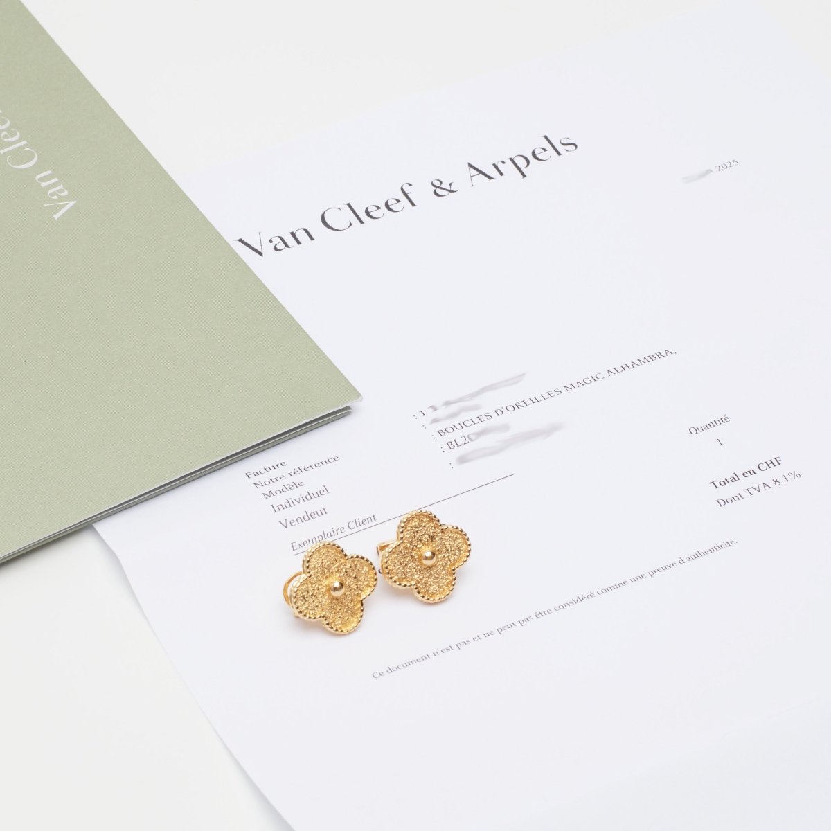 RARE Boucles d’oreilles Van Cleef & Arpels Magic Alhambra - Castafiore