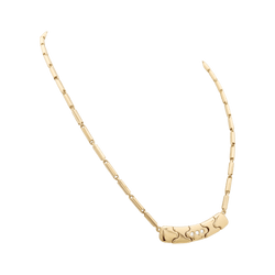 Collier O.P. Orlandini, or jaune, diamants.