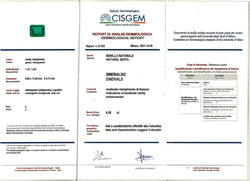 Retro Certified Colombian Emerald Diamond Cocktail Gold Ring - Castafiore