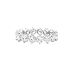 Alliance platine, diamants taille brillant, 2.4 carats.