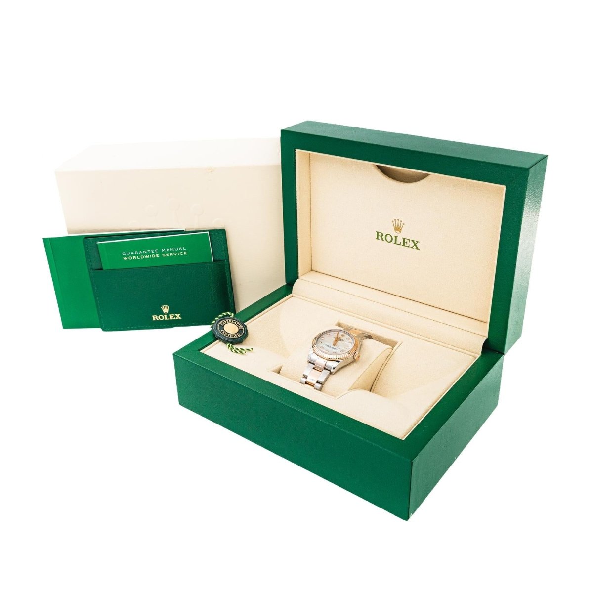 Rolex Montre Datejust Or rose Nacre - Castafiore
