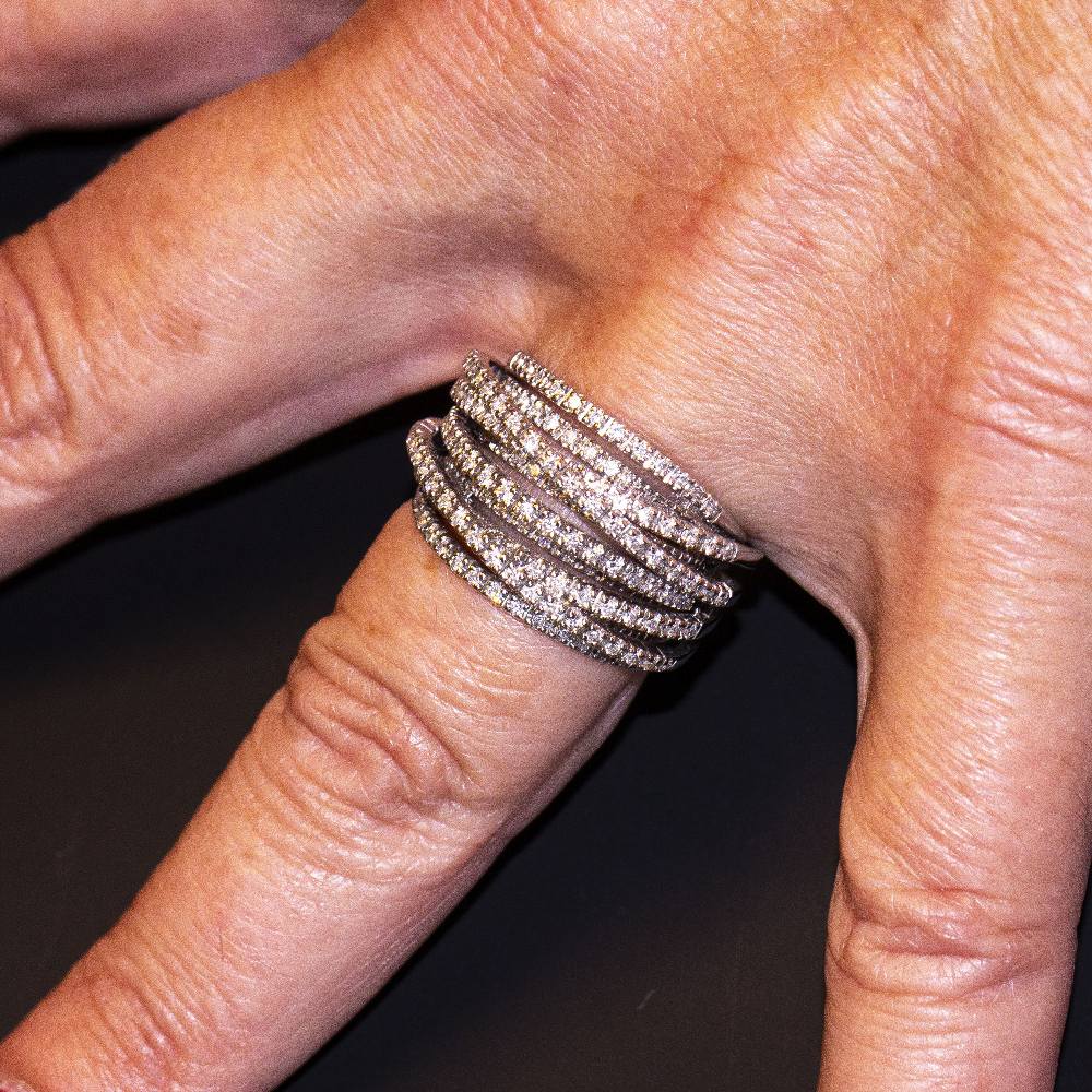 SALVINI Bague SALVINI Collection Crush Diamonds. D'occasion - Castafiore