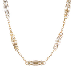 Sautoir ancien en or Art nouveau