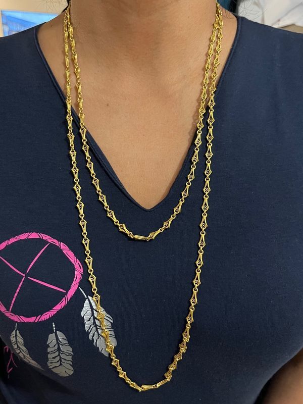 Sautoir ancien en or jaune - Castafiore