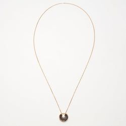 Sautoir Cartier Amulette PM en or rose et bois d'amourette - Castafiore