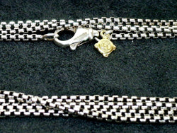 Sautoir David Yurman en argent, maille vénitienne - Castafiore