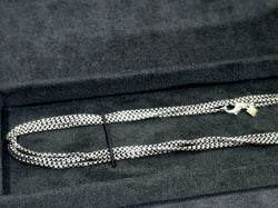Sautoir David Yurman en argent, maille vénitienne - Castafiore