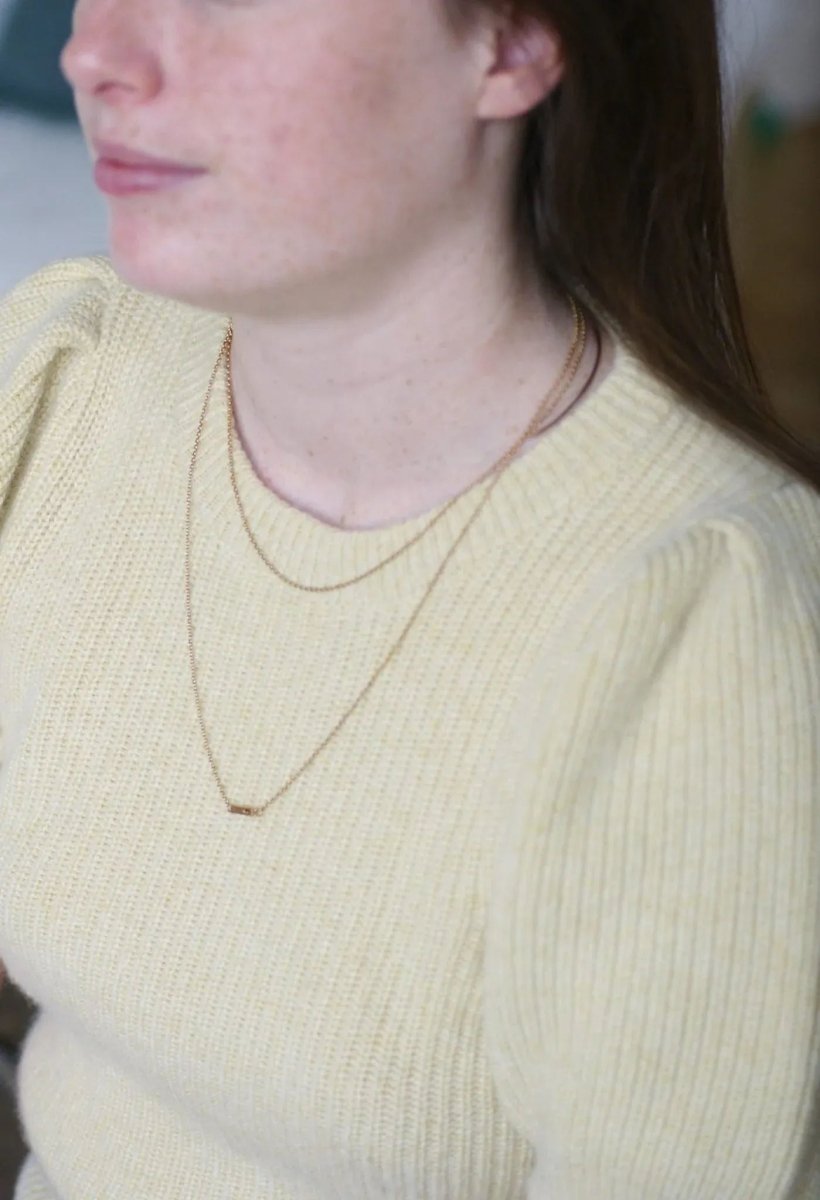 Sautoir fin en or jaune - Castafiore