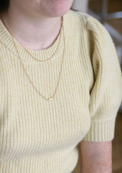 Sautoir fin en or jaune - Castafiore