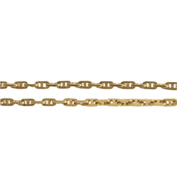 Sautoir HERMÈS "Chaîne d'ancre" en or jaune - Castafiore