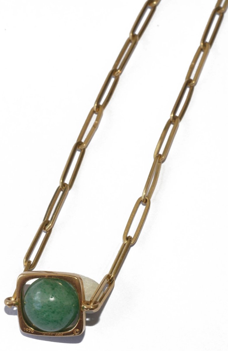 Sautoir or jaune signée de la maison Dinh Van collection impression - Castafiore