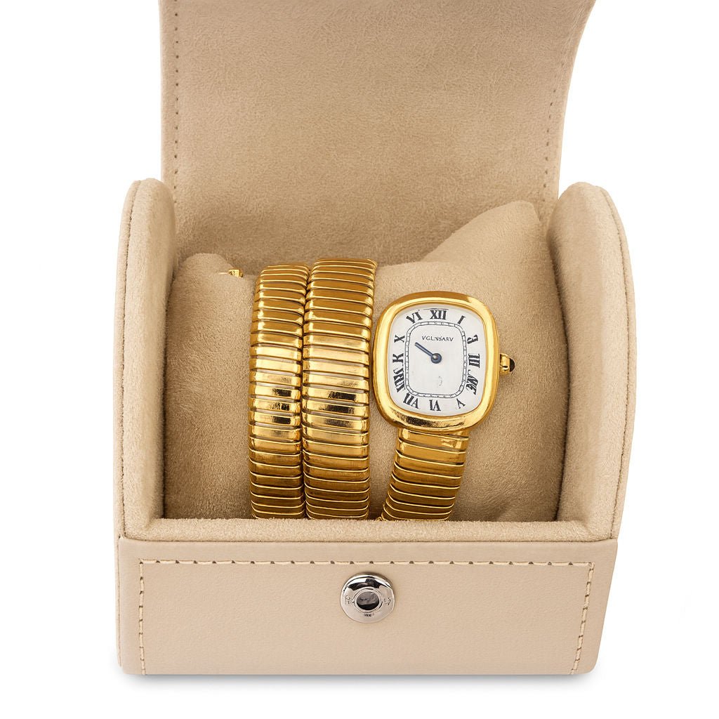 Serpenti Tubogas Watch Jaeger - LeCoultre by Weingrill, 1970s - Castafiore