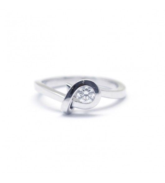 Solitaire - Diamant De 0.25 carat - Castafiore