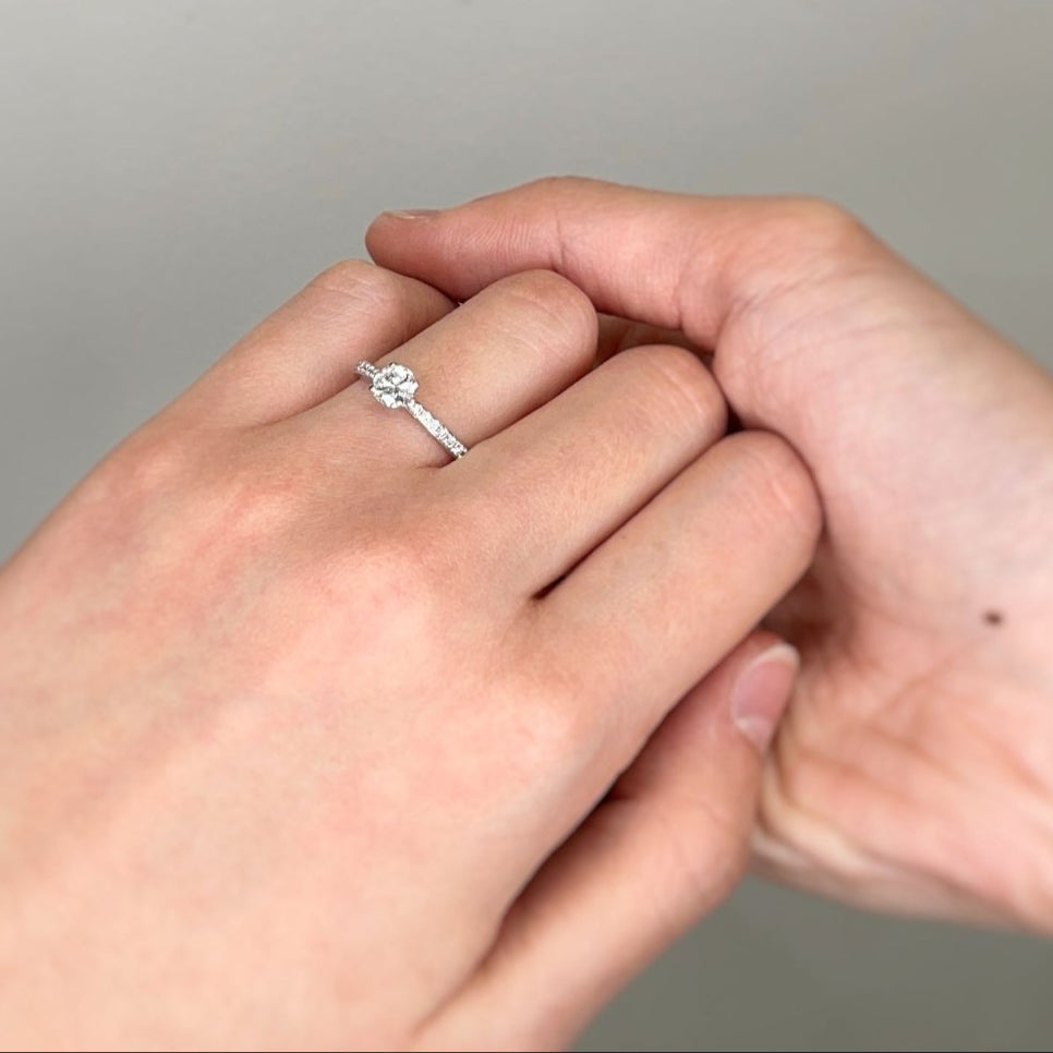 Solitaire - Diamant De Synthèse De 0.51 carat - Castafiore