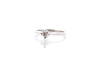 Solitaire diamant en or blanc 18k - Castafiore