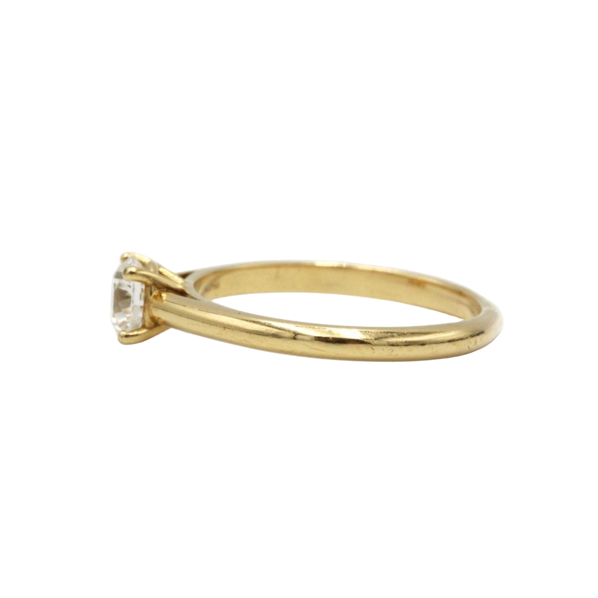 Solitaire en or jaune et diamant - Castafiore