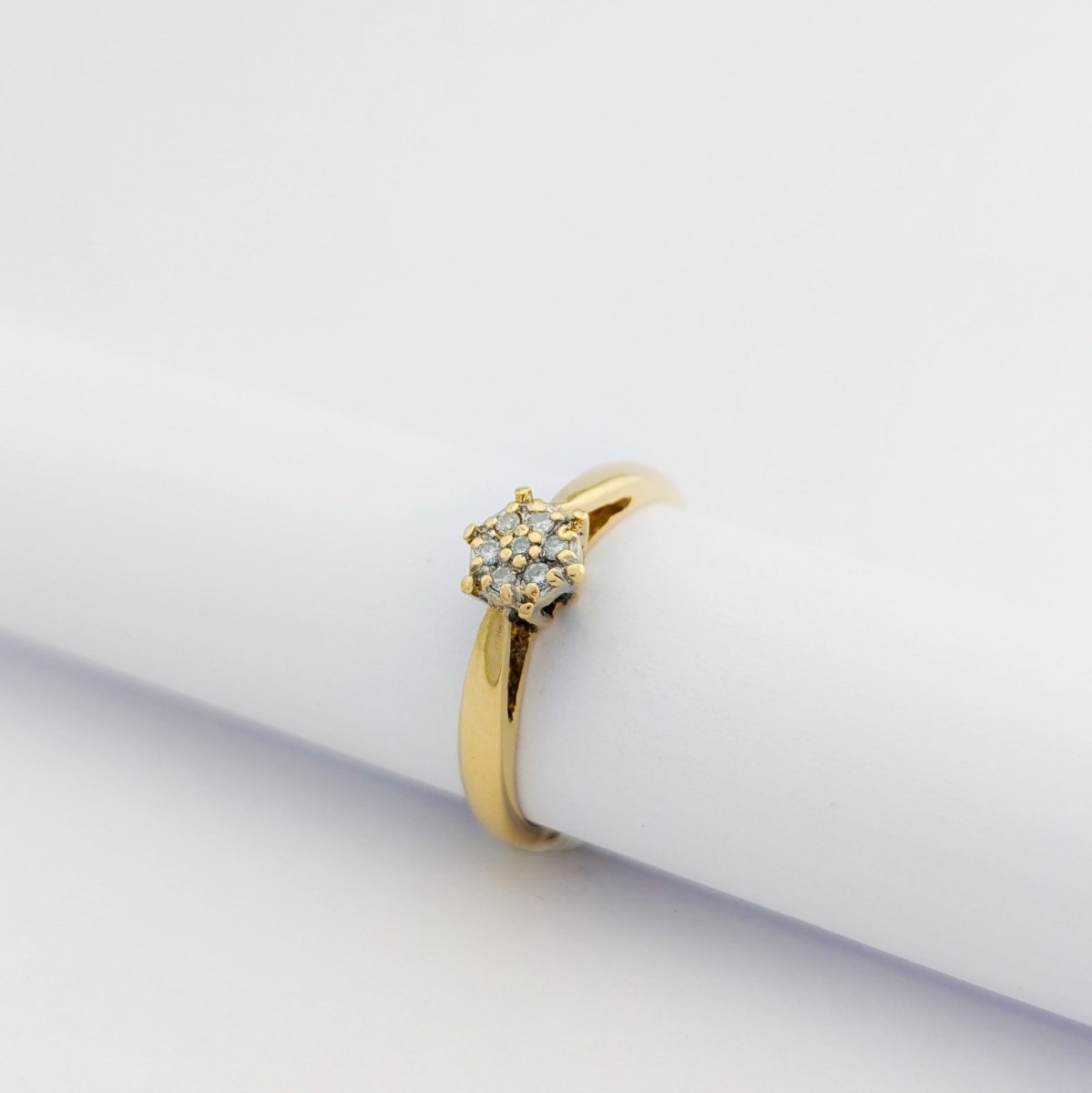 Solitaire en Or Jaune et Diamants - Castafiore