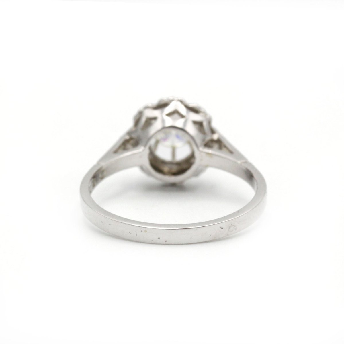 Solitaire - Or blanc et diamant - Castafiore