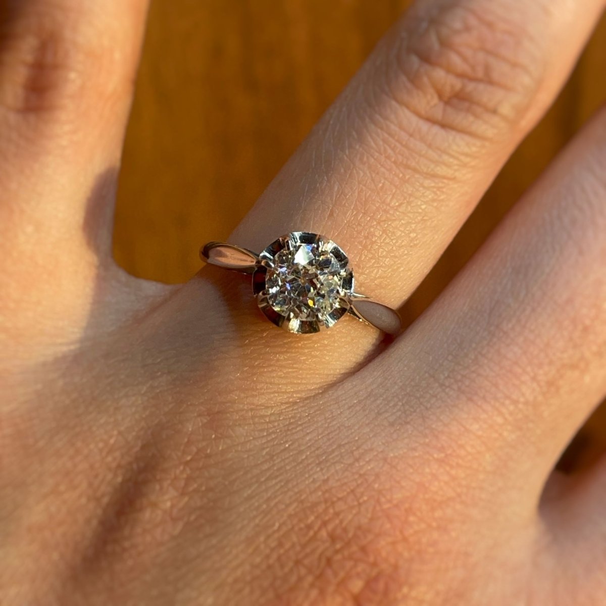 Solitaire - Or & Diamant 0,90 carat - Castafiore