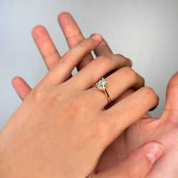 Solitaire - Or & diamant - Castafiore