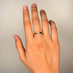 Solitaire - Or jaune & diamant 0,15 carat - Castafiore