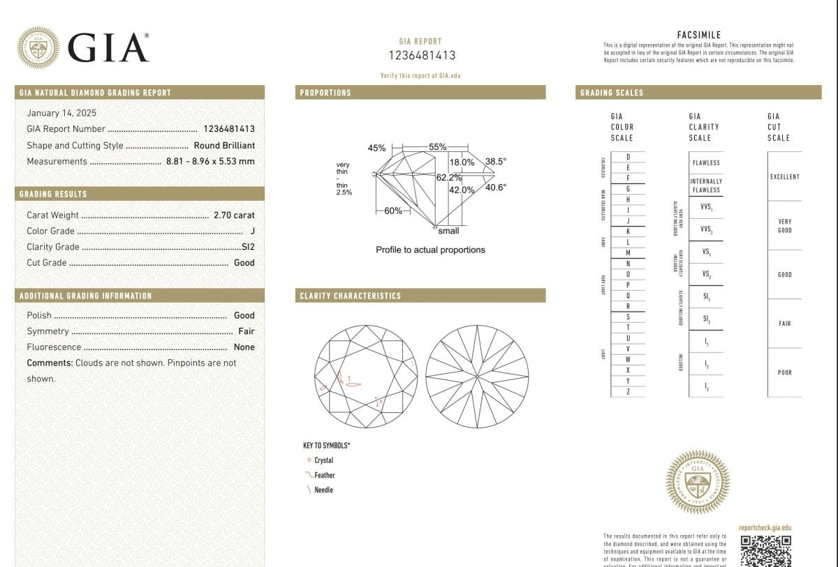 Solitaire - Platine et diamants - Castafiore