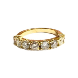 SORTIJA CONTEMPORANEA SIGLO XX de ORO 18 kts con DIAMANTES - Castafiore