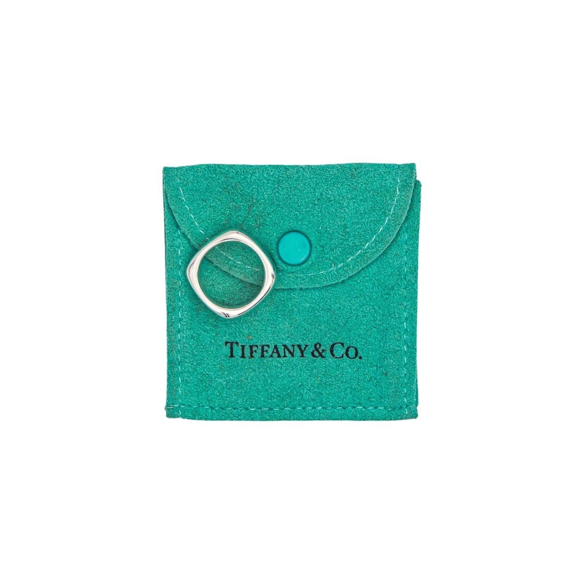 Tiffany & Co Bague Carrée Argent - Castafiore