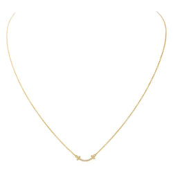 Tiffany & Co Collier T Smile Or jaune Diamant - Castafiore