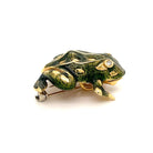 Tiffany & Co. Enamel and Diamond Frog Pendant/Brooch, 18 Karat Gold - Castafiore