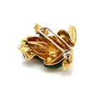 Tiffany & Co. Enamel and Diamond Frog Pendant/Brooch, 18 Karat Gold - Castafiore