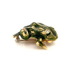 Tiffany & Co. Enamel and Diamond Frog Pendant/Brooch, 18 Karat Gold - Castafiore