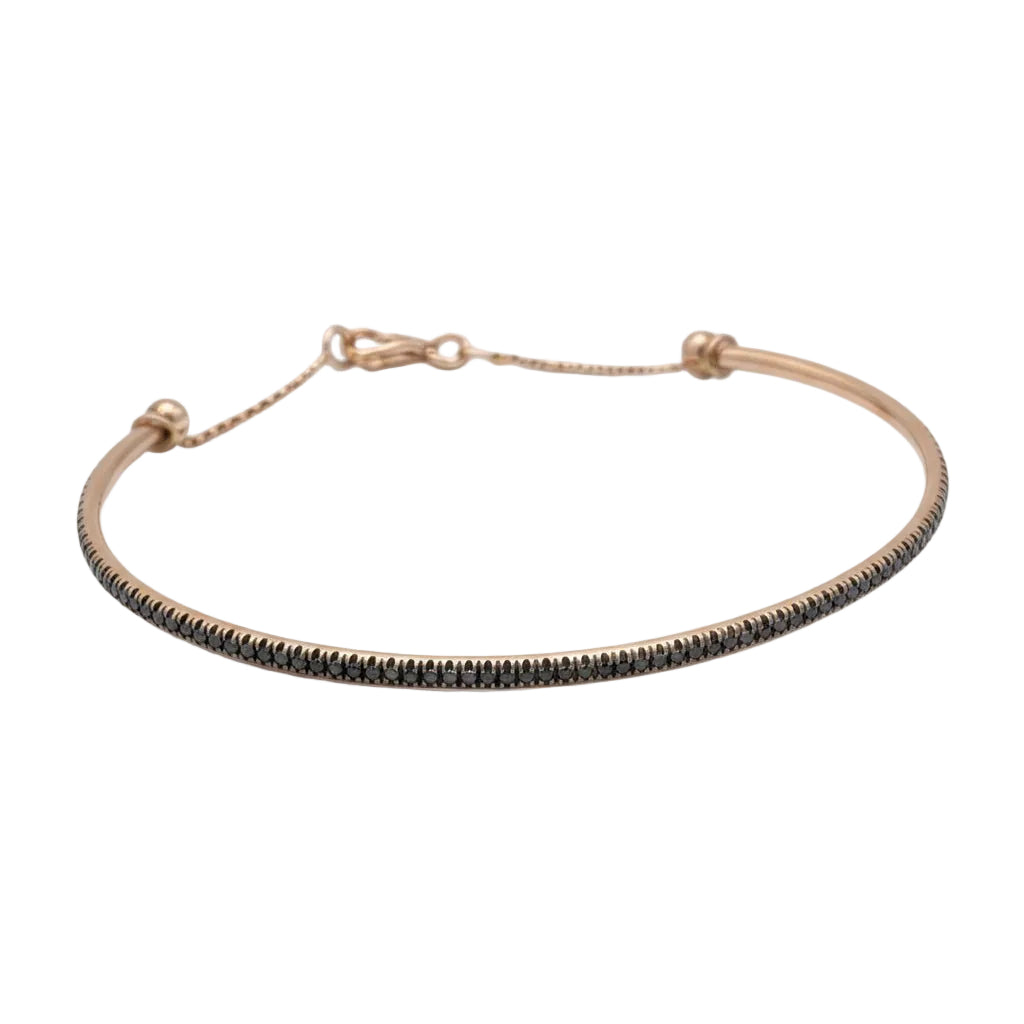 Trilogie de bracelets - Or Rose et Or Blanc - Diamants - Castafiore