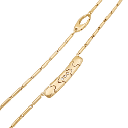 Collier O.P. Orlandini, or jaune, diamants.