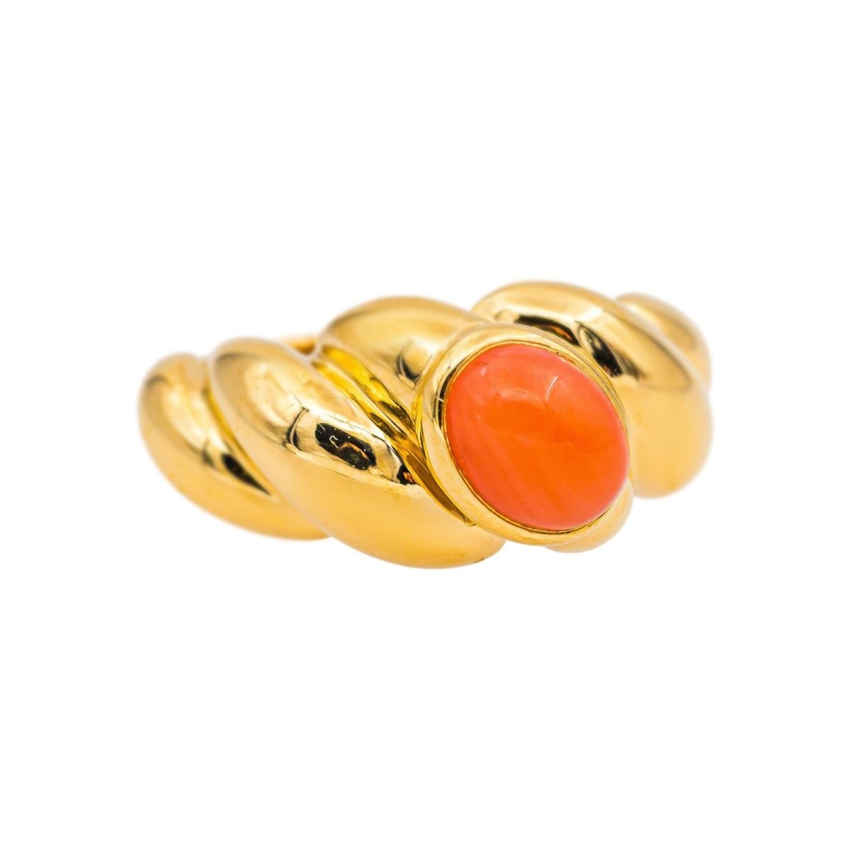Van Cleef & Arpels Bague Vintage Or jaune Corail - Castafiore