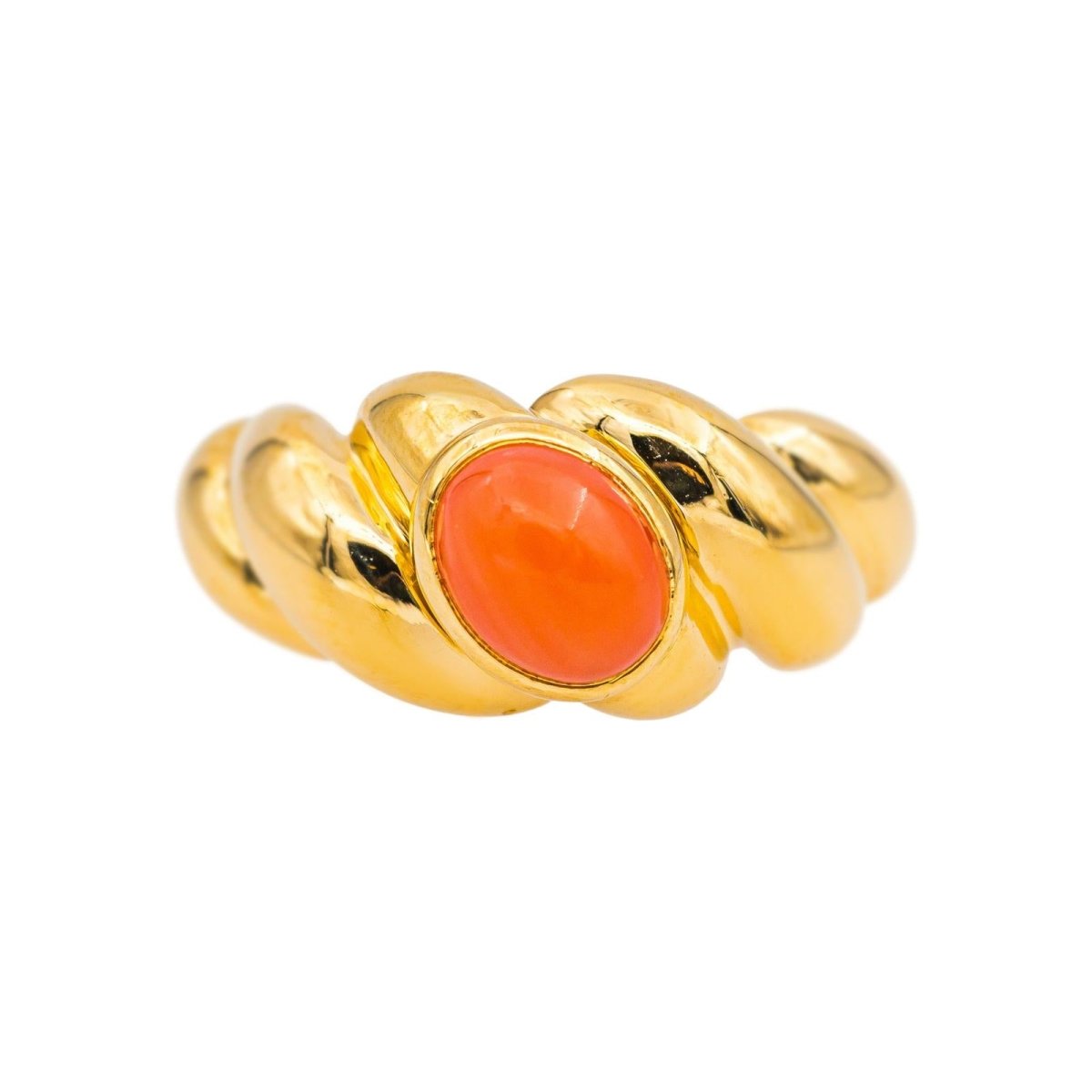 Van Cleef & Arpels Bague Vintage Or jaune Corail - Castafiore