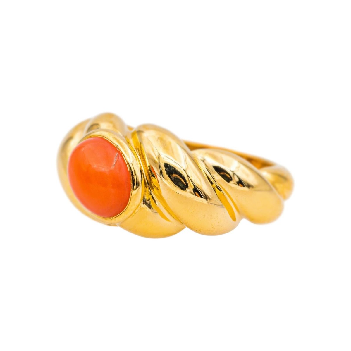 Van Cleef & Arpels Bague Vintage Or jaune Corail - Castafiore