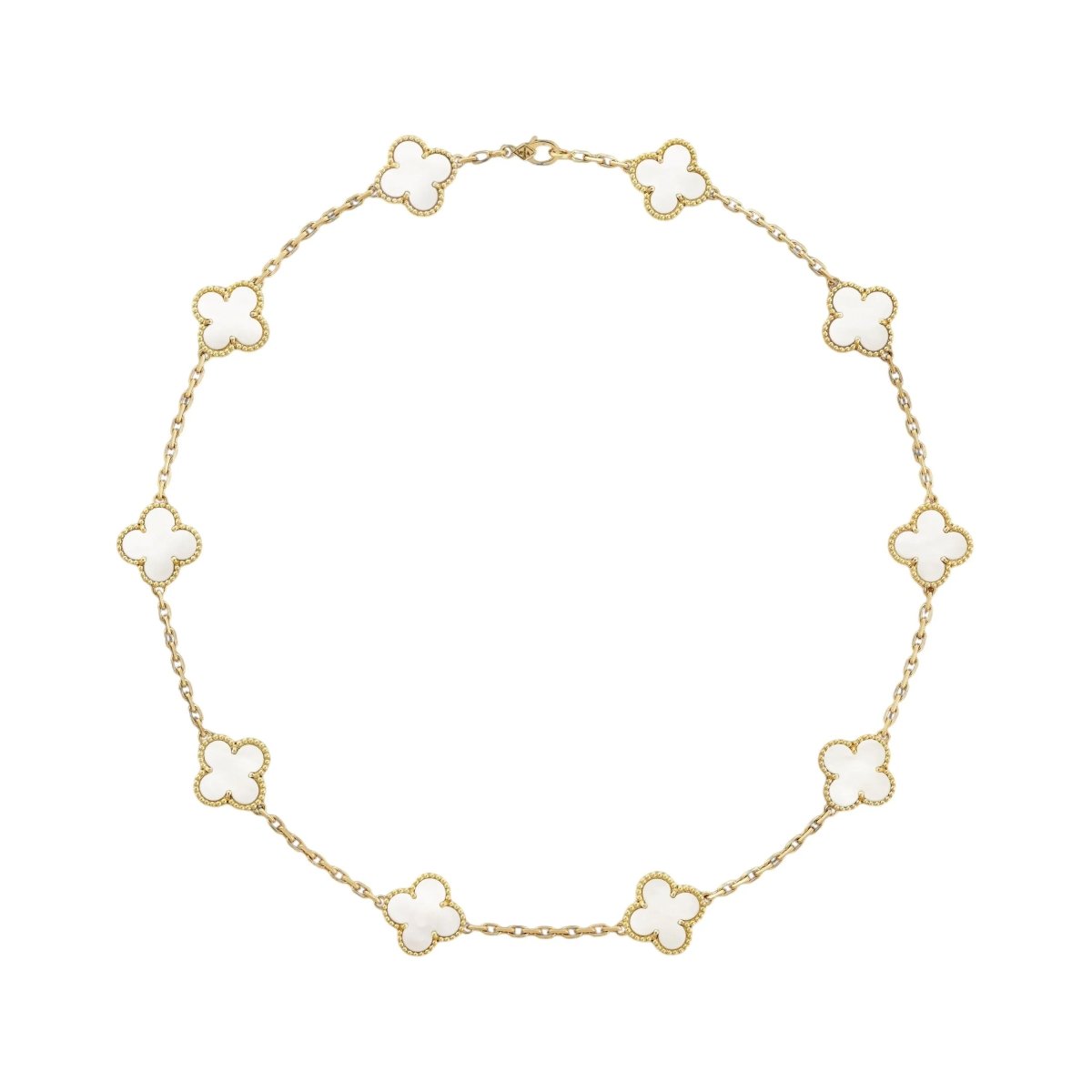 Van Cleef & Arpels Collier Vintage Alhambra 10 motifs - Castafiore