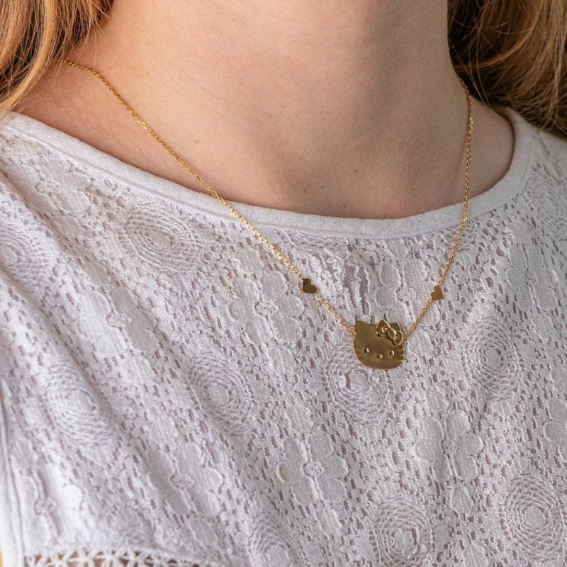 Victoria Casal Collier Hello Kitty Or jaune - Castafiore