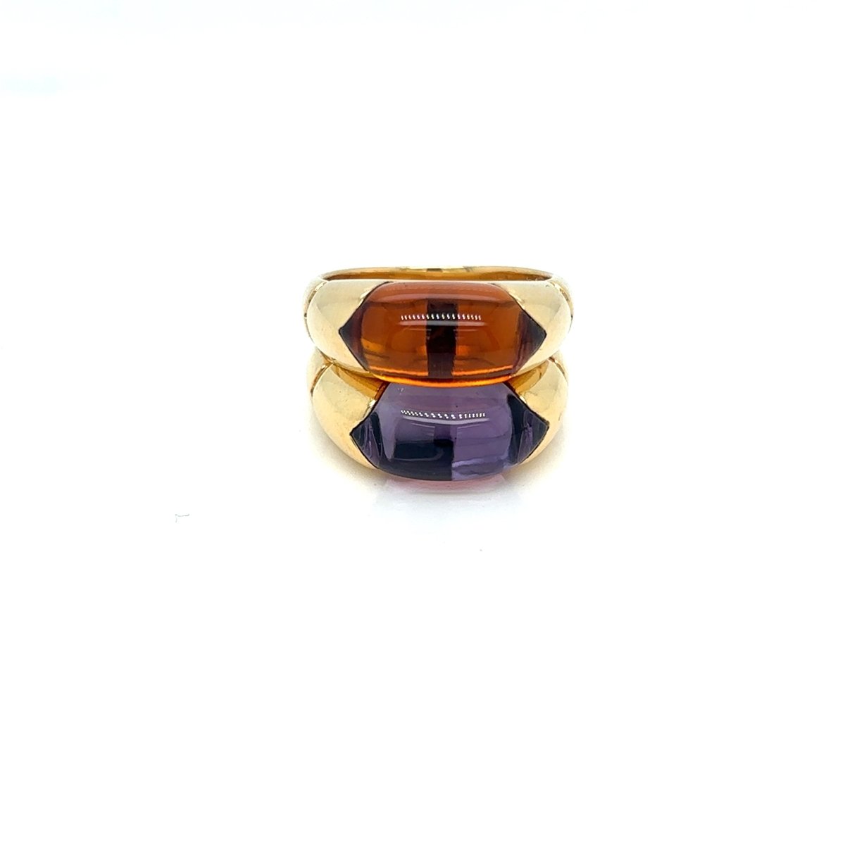 Vintage Bulgari “Celtaura” Ring – 18k Yellow Gold & Citrine – Circa 1980 - Castafiore