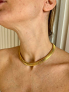 Weingrill Tubogas Gold Necklace - Castafiore