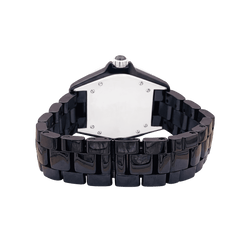 Montre Chanel, "J12", céramique noire, acier.