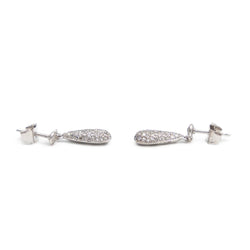 Drop Earrings White Gold Diamond