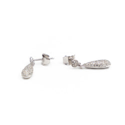 Drop Earrings White Gold Diamond