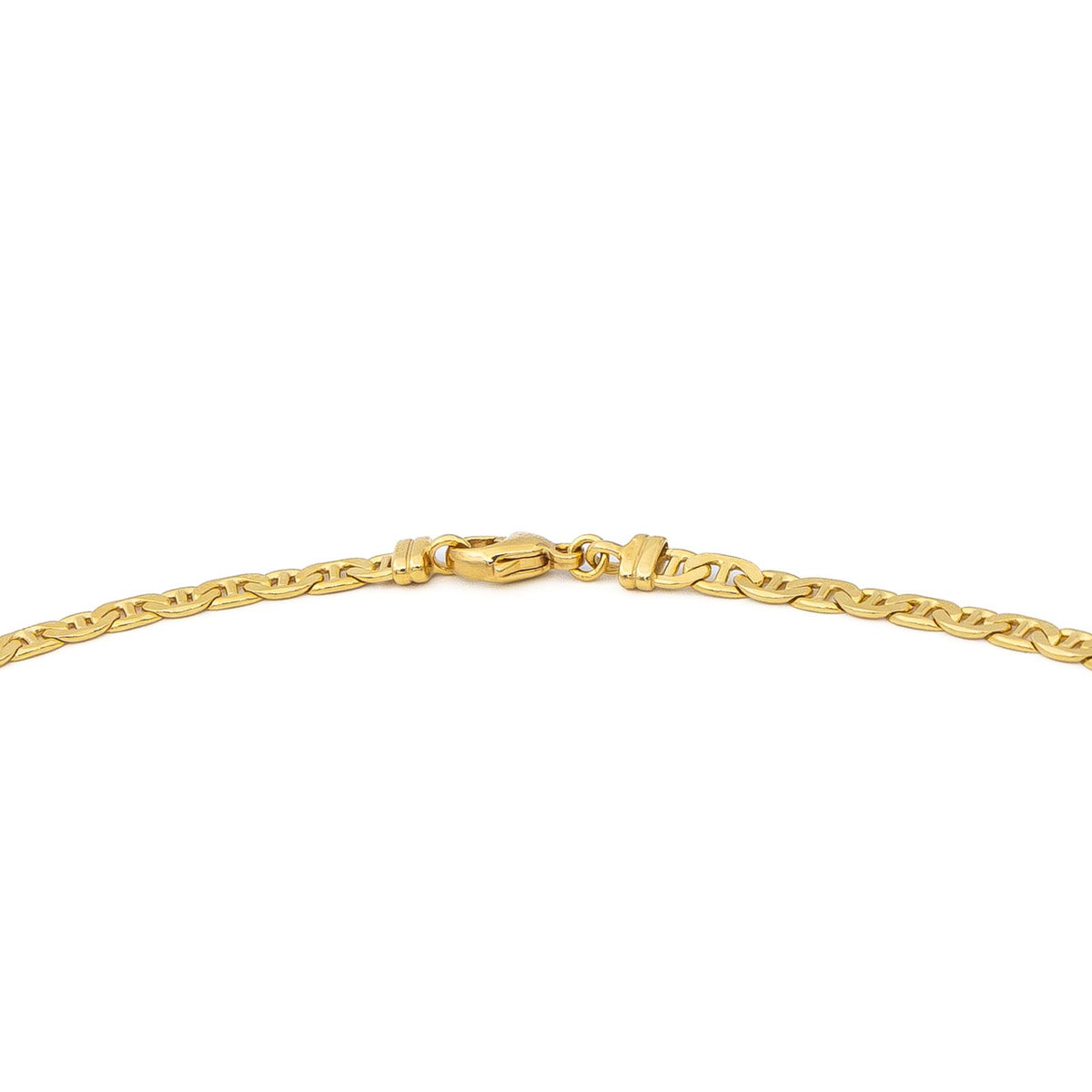 Collier Chaîne maille marine en or jaune