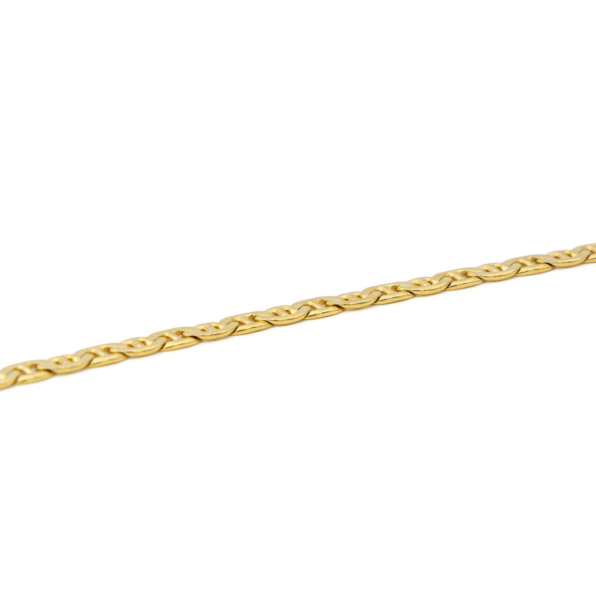 Collier Chaîne maille marine en or jaune