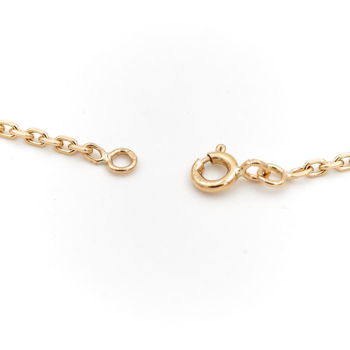 Collier Chaîne maille forçat en or jaune