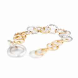 Bracelet POMELLATO "Lucciole", en 3 ors et diamant