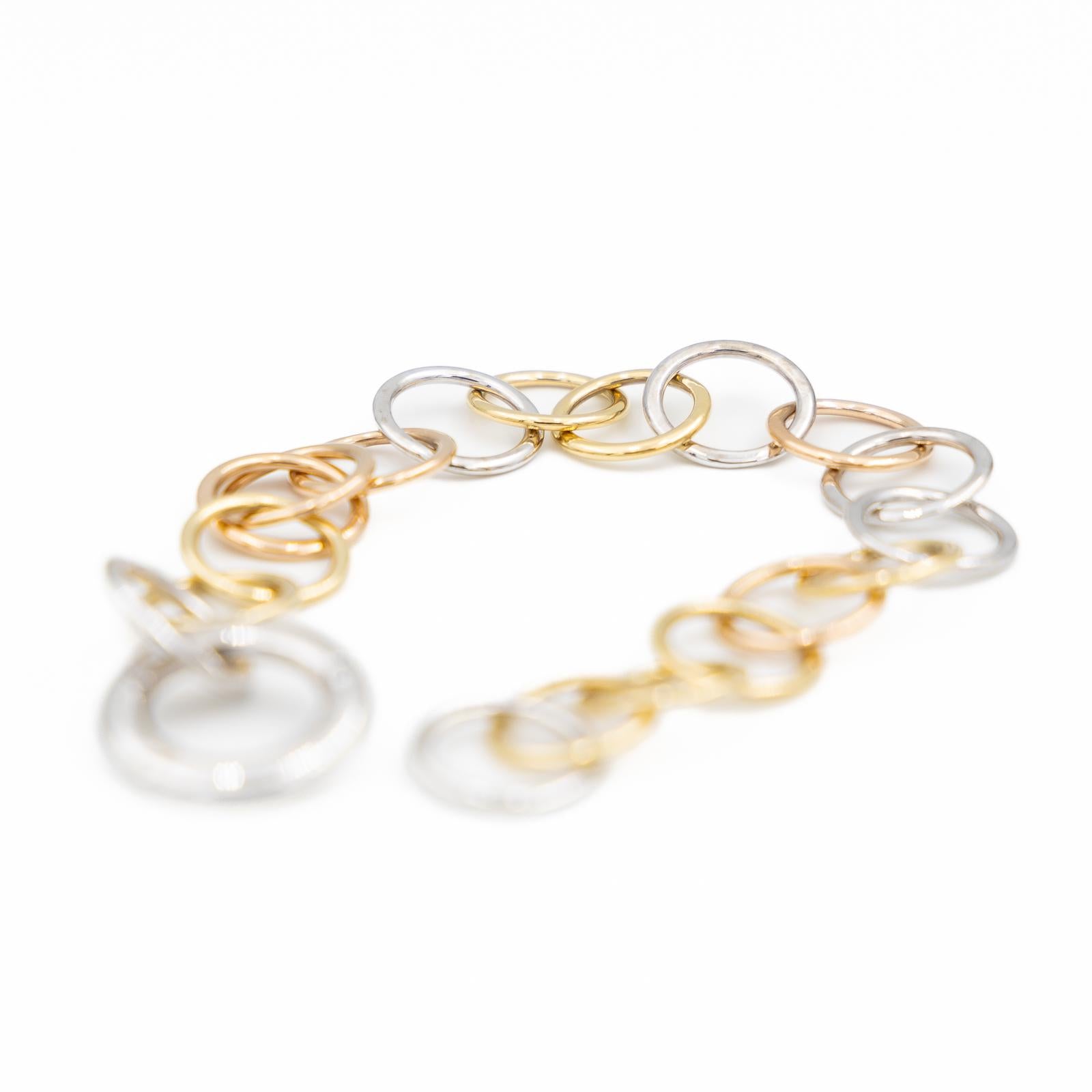 Bracelet POMELLATO "Lucciole", en 3 ors et diamant