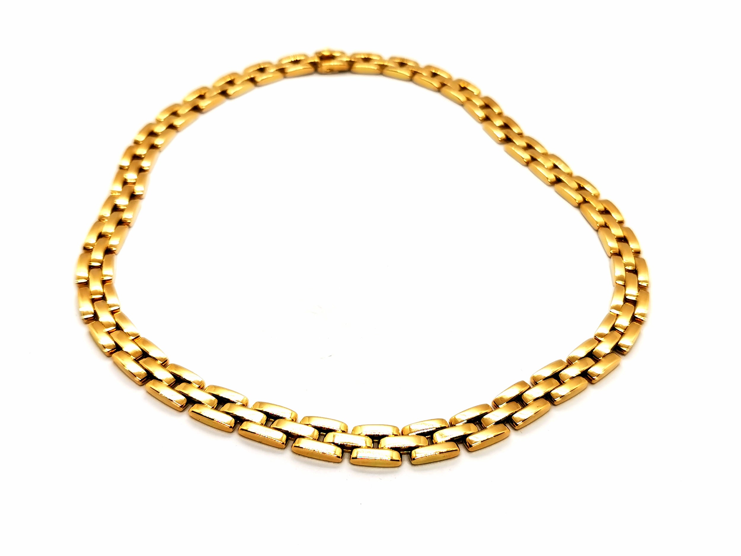 CARTIER Panthère link necklace in yellow gold